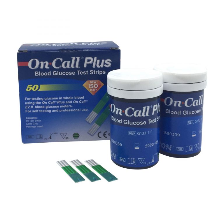 On Call Plus Glucose Test Strips 50’s - Clinihealth