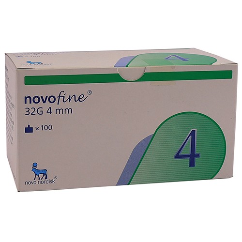 NovoFine 32G 6mm 1/4 Pen Needles (100 count)